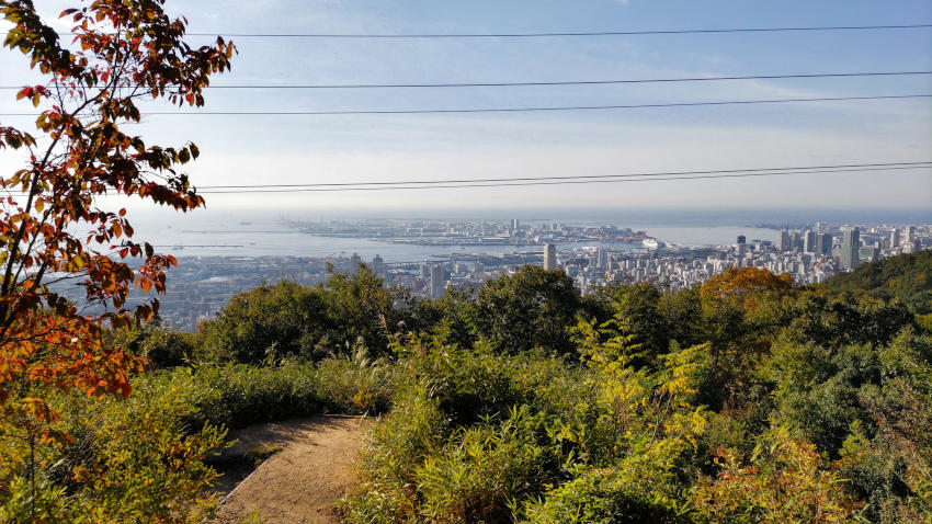 景色が良い地点を通過(標高約320m) 20251030-uenomichi-03.jpg