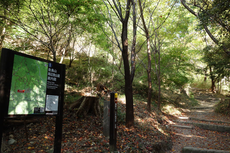 保久良神社の裏手、登山口まで降りてきた 20251117-kintyousan-hokura-04.jpg
